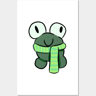 Froggie Scarf Posters and Art